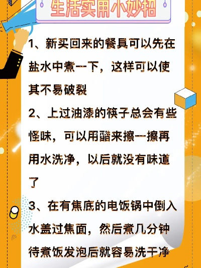 生活经验和常识大全，实用指南助你成为生活小能手